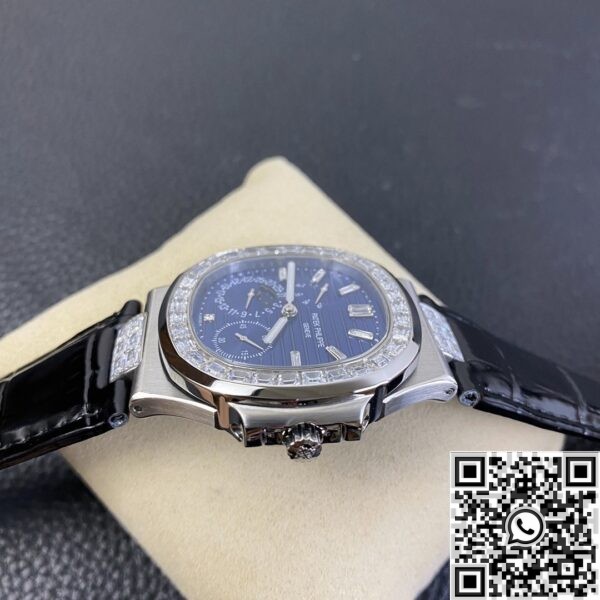 Fake Patek Philippe Nautilus GR Factory 5724 Diamond Bezel