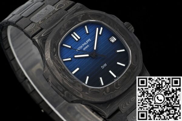 Custom Patek Philippe Nautilus DIW Gradient Blue Watch