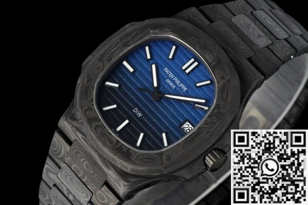 Custom Patek Philippe Nautilus DIW Gradient Blue Watch