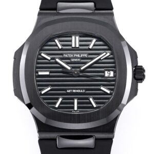 Patek Philippe Custom Watch Nautilus Gradient Black Ceramic