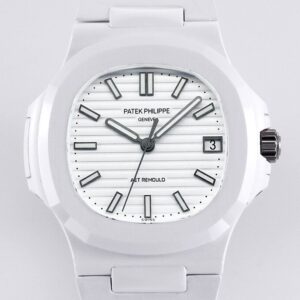 Patek Philippe Nautilus Custom White Ceramic Watch