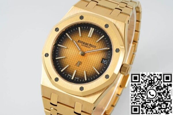 Replica AP Gold 16202BA.OO.1240BA.02 Smoked Watch