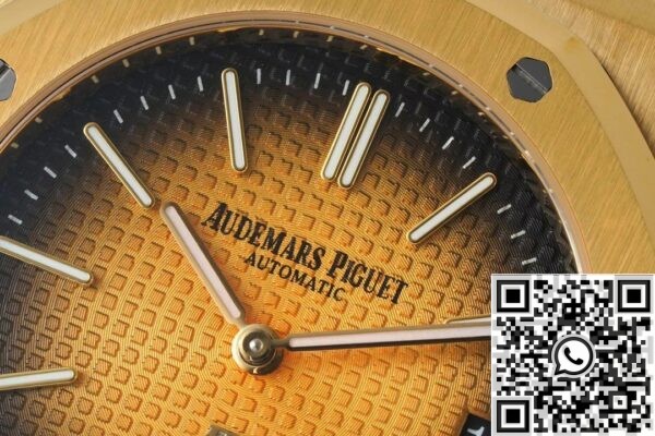 Replica AP Gold 16202BA.OO.1240BA.02 Smoked Watch