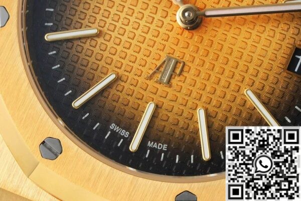 Replica AP Gold 16202BA.OO.1240BA.02 Smoked Watch