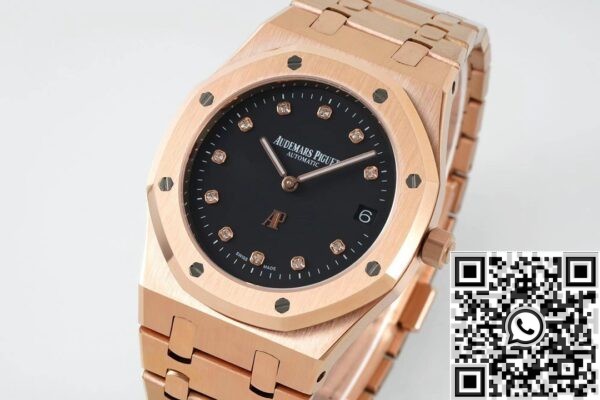 IP Factory Fake Watch AP Royal Oak 15202 Rose Gold Watch