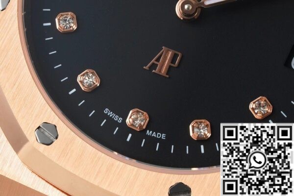 IP Factory Fake Watch AP Royal Oak 15202 Rose Gold Watch