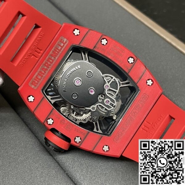 Richard Miller RM052 Fake - YS Factory Red Carbon Fiber Case