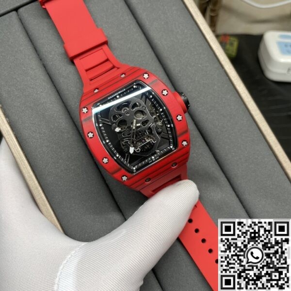 Richard Miller RM052 Fake - YS Factory Red Carbon Fiber Case