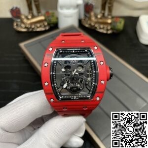 Richard Miller RM052 Fake - YS Factory Red Carbon Fiber Case