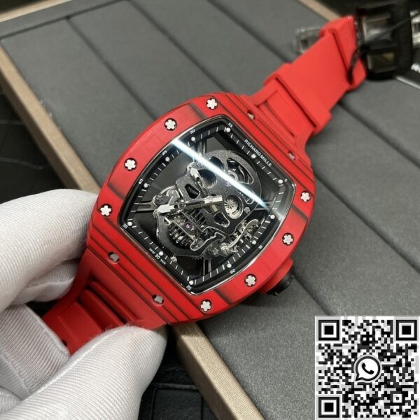 Richard Miller RM052 Fake - YS Factory Red Carbon Fiber Case