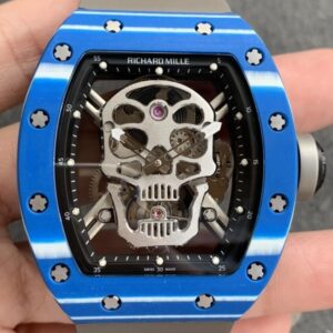 YS Factory Fake Richard Mille RM052 Blue Carbon Fiber Case