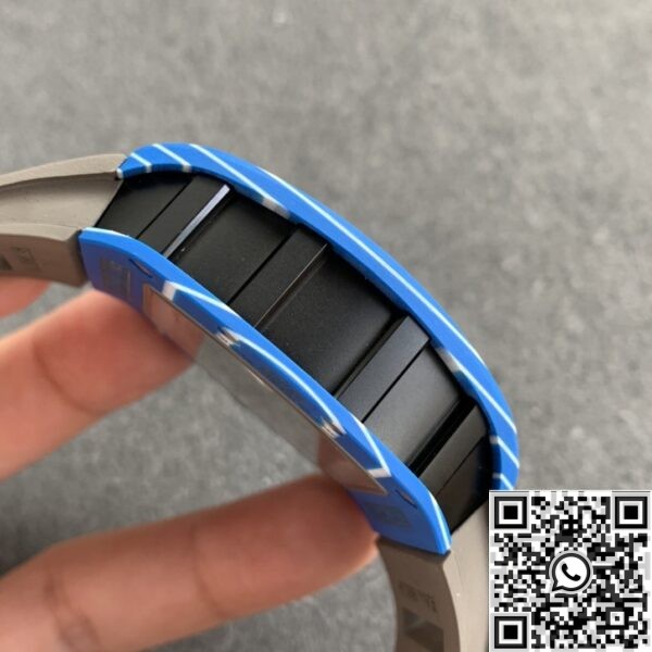 YS Factory Fake Richard Mille RM052 Blue Carbon Fiber Case