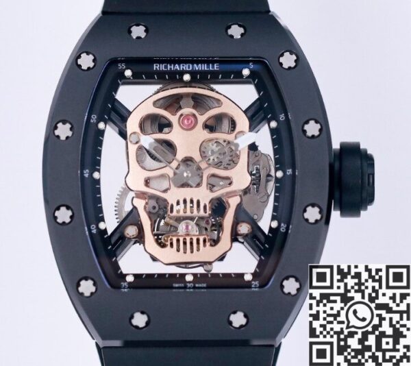 JB Factory Richard Miller Replica - RM052 Rose Gold Skull