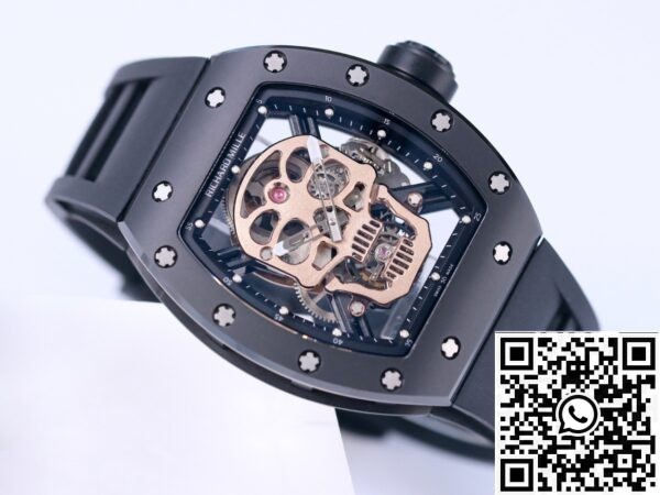 JB Factory Richard Miller Replica - RM052 Rose Gold Skull