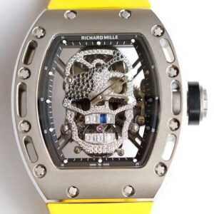 EUR Factory Replica Richard Miller - RM052 Diamond Skull Yellow