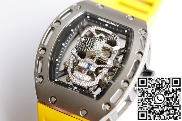 EUR Factory Replica Richard Miller - RM052 Diamond Skull Yellow