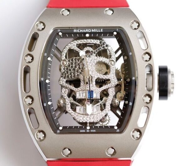 EUR Factory Richard Miller Copy - RM052 Diamond Skull Red