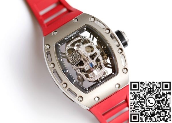 EUR Factory Richard Miller Copy - RM052 Diamond Skull Red