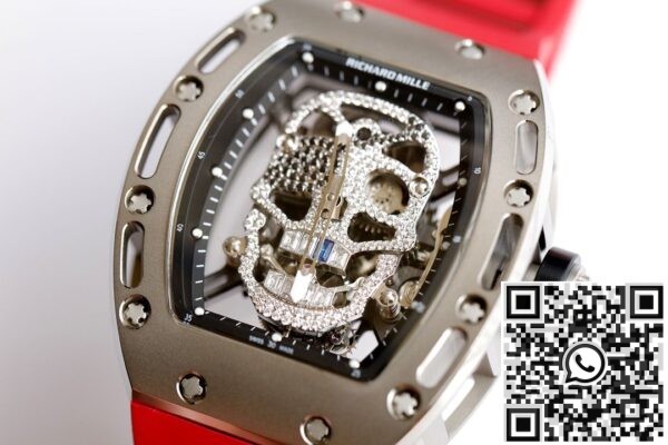 EUR Factory Richard Miller Copy - RM052 Diamond Skull Red