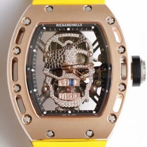 EUR Factory Copy Richard Miller - RM052 Rose Gold Case Yellow