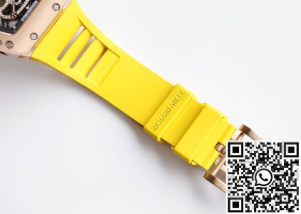 EUR Factory Copy Richard Miller - RM052 Rose Gold Case Yellow