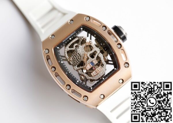 EUR Factory Imitate Richard Miller - RM052 Rose Gold Case White