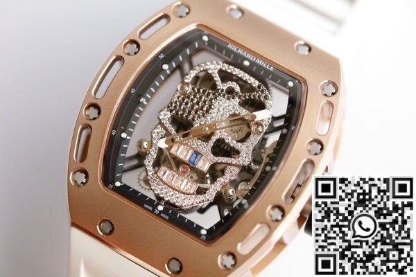 EUR Factory Imitate Richard Miller - RM052 Rose Gold Case White