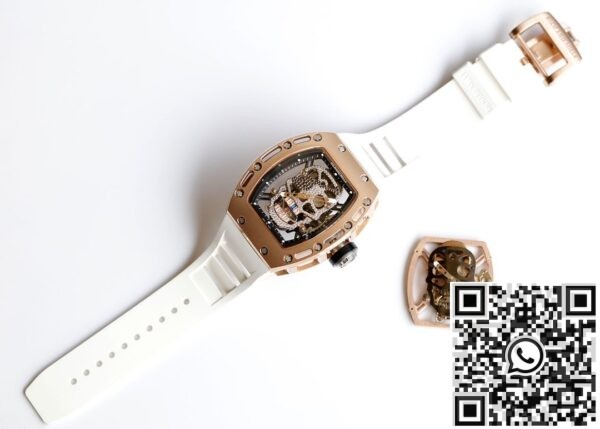 EUR Factory Imitate Richard Miller - RM052 Rose Gold Case White