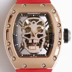 EUR Factory Richard Miller Imitate - RM052 Rose Gold Case Red