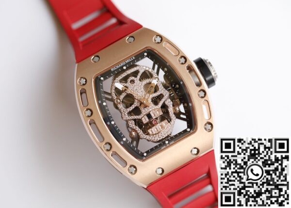 EUR Factory Richard Miller Imitate - RM052 Rose Gold Case Red