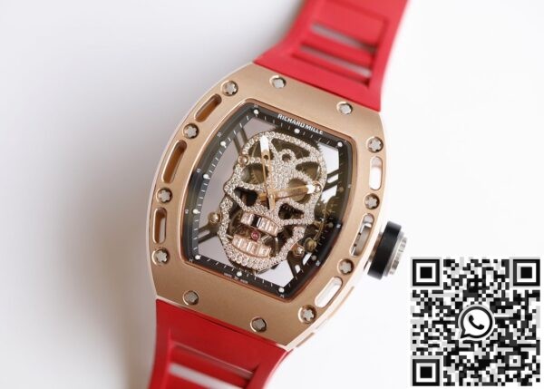 EUR Factory Richard Miller Imitate - RM052 Rose Gold Case Red