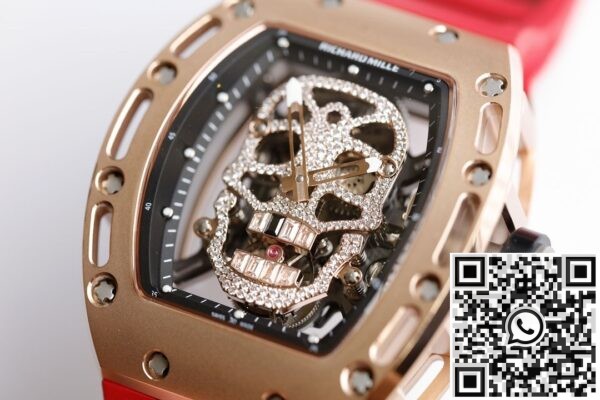 EUR Factory Richard Miller Imitate - RM052 Rose Gold Case Red