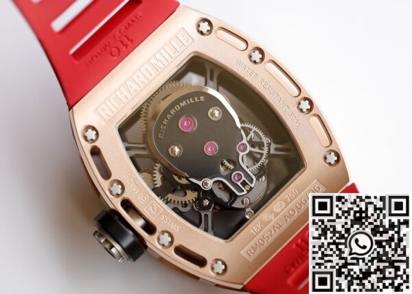 EUR Factory Richard Miller Imitate - RM052 Rose Gold Case Red