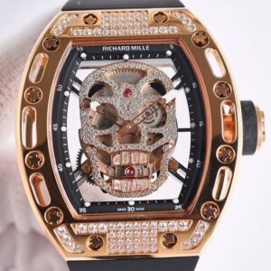 CH Fake Watch Richard Mille RM52 Rose Gold Diamond