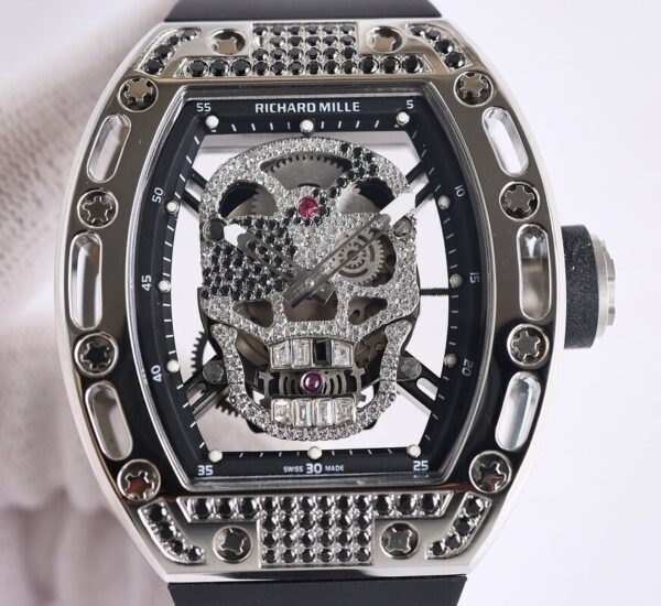 CH Fake Watches Richard Mille RM52 Black Diamond Case