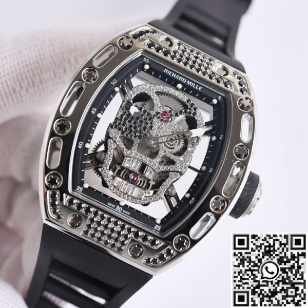 CH Fake Watches Richard Mille RM52 Black Diamond Case