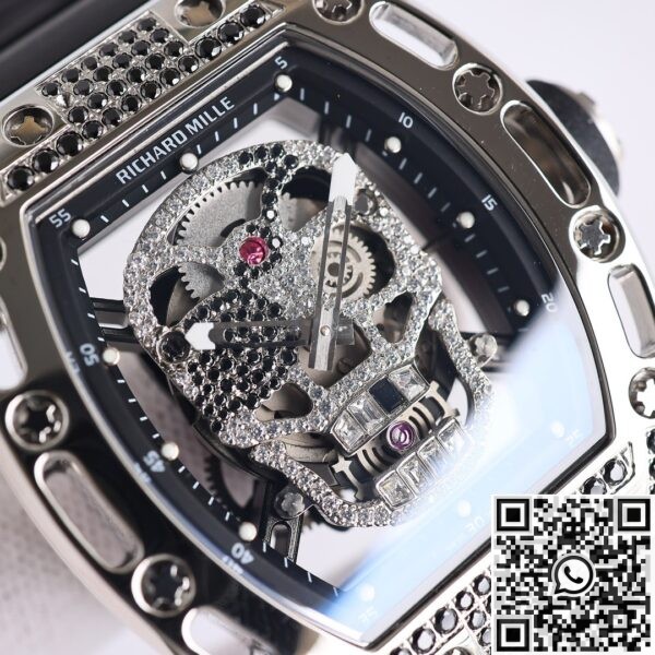 CH Fake Watches Richard Mille RM52 Black Diamond Case