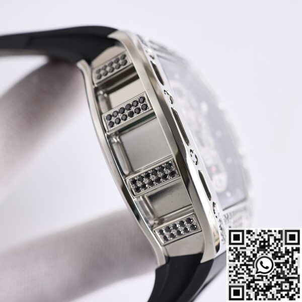 CH Fake Watches Richard Mille RM52 Black Diamond Case