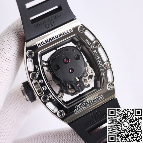 CH Fake Watches Richard Mille RM52 Black Diamond Case