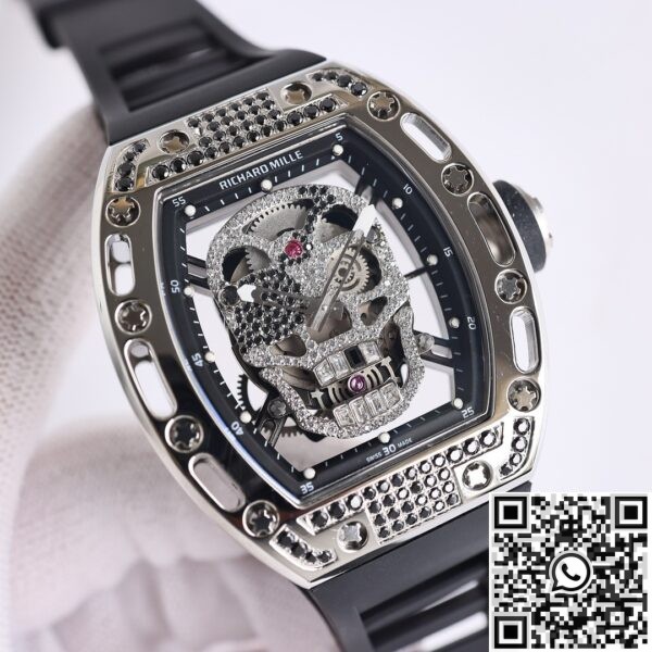 CH Fake Watches Richard Mille RM52 Black Diamond Case