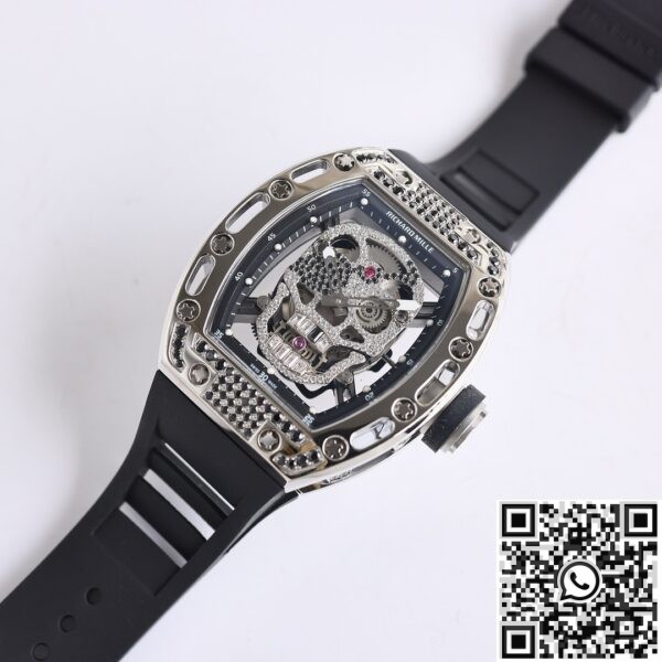 CH Fake Watches Richard Mille RM52 Black Diamond Case