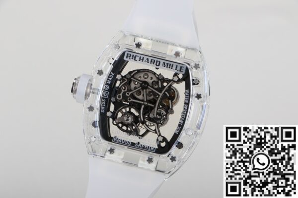 Custom Richard Mille RM055 Crystal Replica Watches