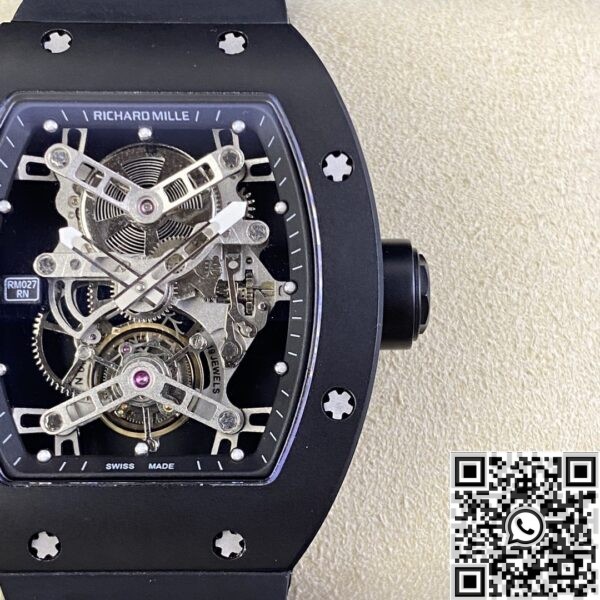 Richard Miller Copy YS Factory - RM027 Black Titanium Tourbillon