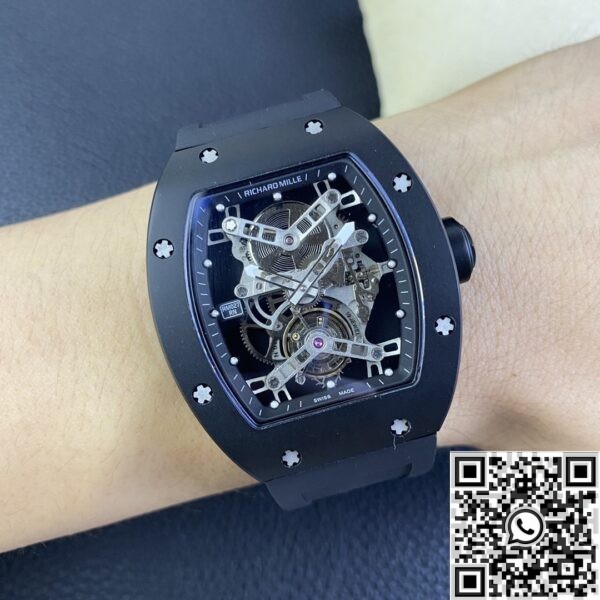 Richard Miller Copy YS Factory - RM027 Black Titanium Tourbillon