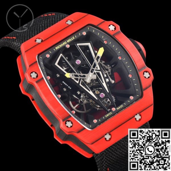 YS Factory Richard Miller - RM27-03 Tourbillon Red Carbon Fiber