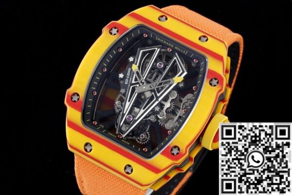 RM Factory Replica Richard Mille RM27-03 Orange Nylon Strap