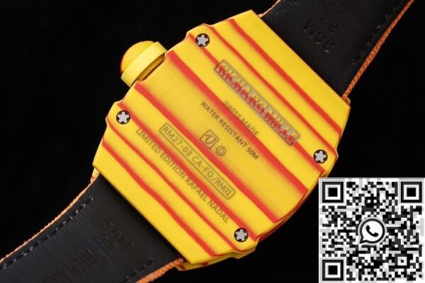 RM Factory Replica Richard Mille RM27-03 Orange Nylon Strap