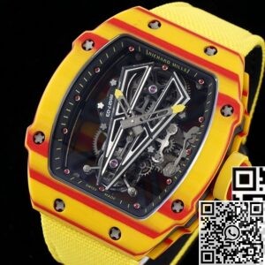 RM Factory Replica Richard Mille RM27-03 Yellow Nylon Strap