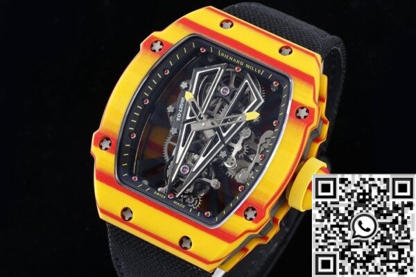 Richard Mille Watches RM27-03 Black Nylon Strap Watches