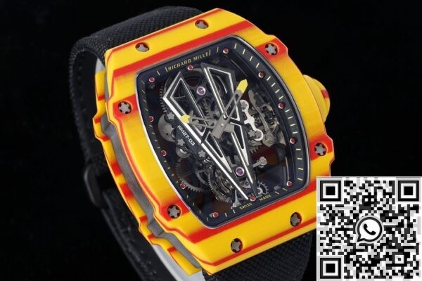 Richard Mille Watches RM27-03 Black Nylon Strap Watches